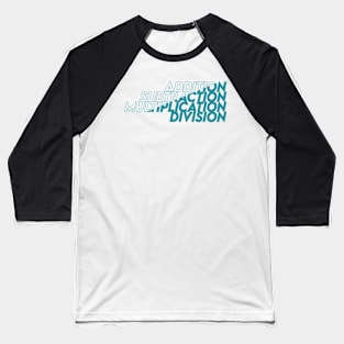 addition subtraction division multiplication math gift symbol design Baseball T-Shirt